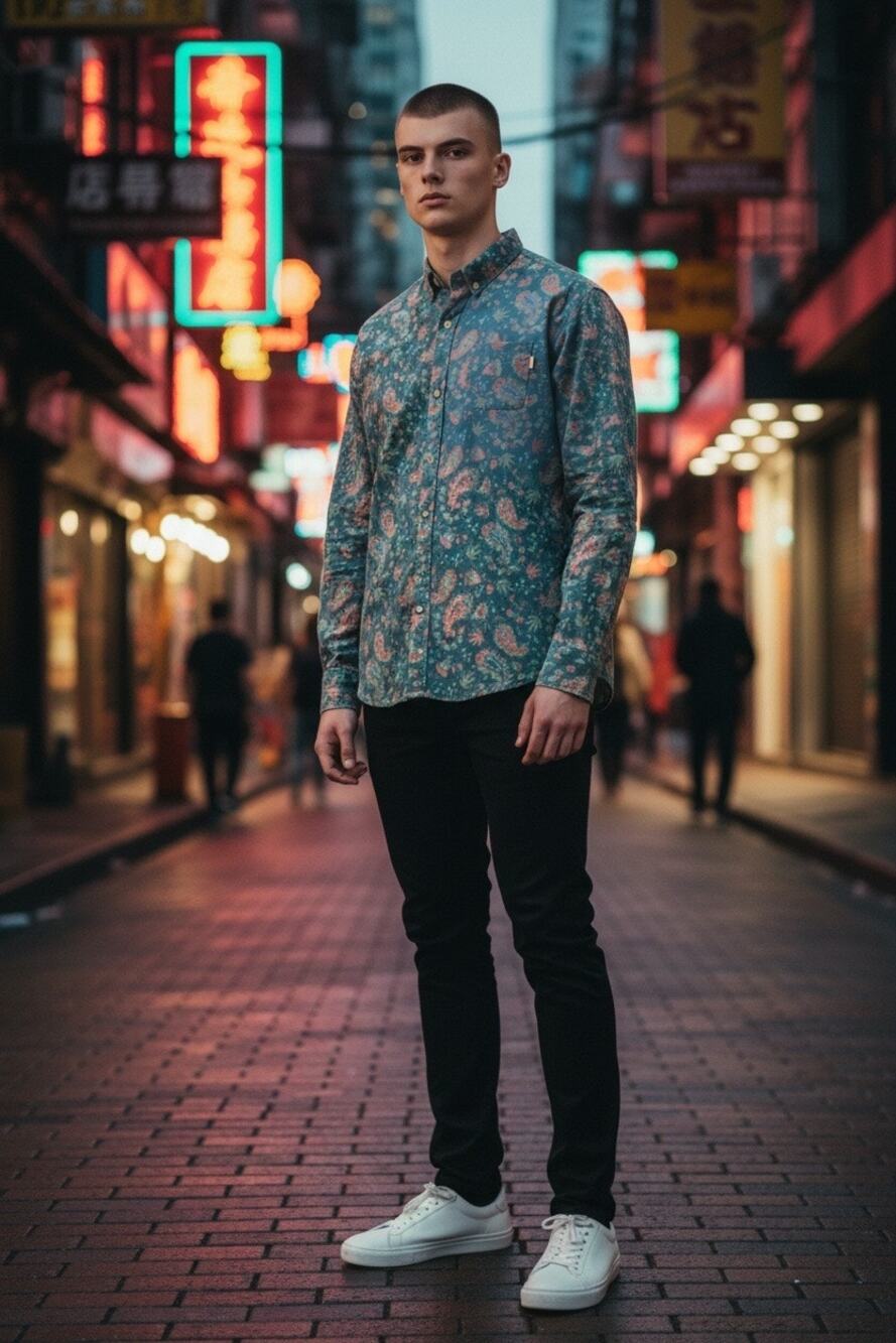 Obey Propaganda Paisley Cannabis Leaf Button Up Shirt Men’s Medium Skate